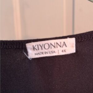 Kiyonna Classic Black Blouse